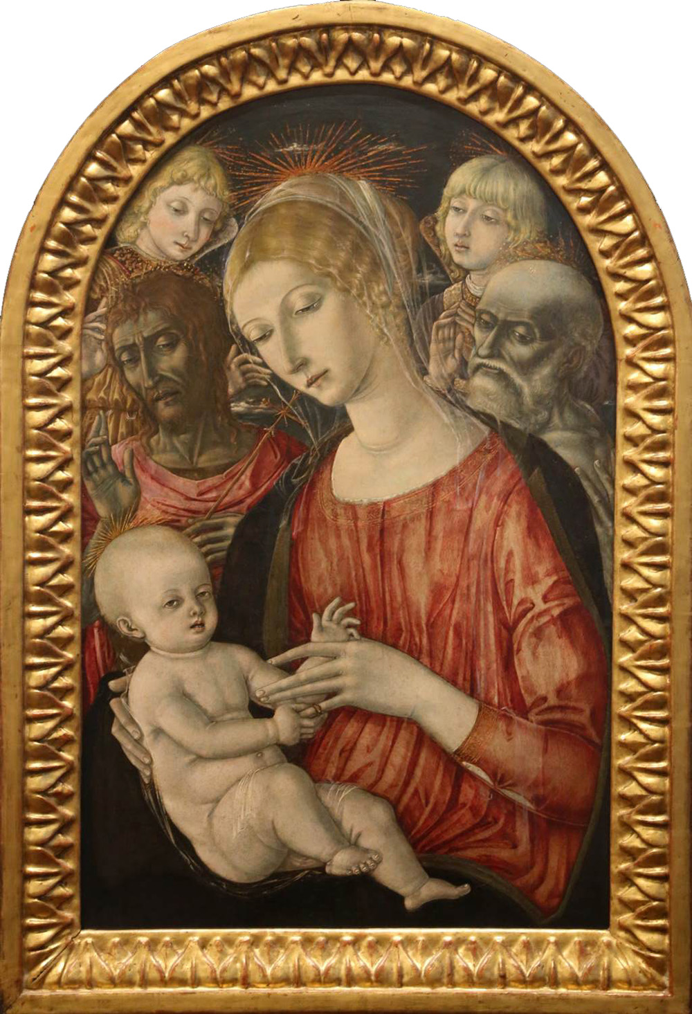  virgin and child with sts john the baptist and jerome
